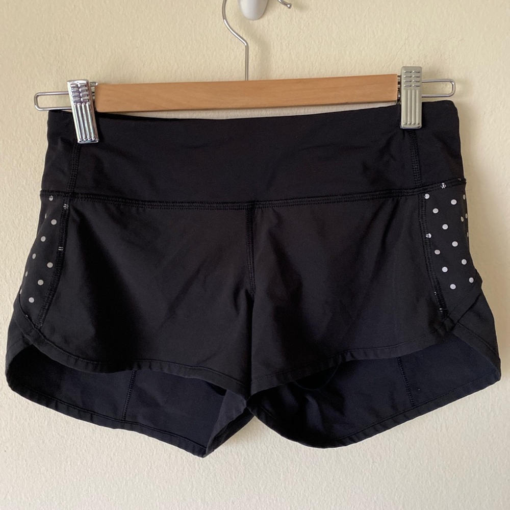 Lululemon Reflective Polka Dot Speed Shorts
